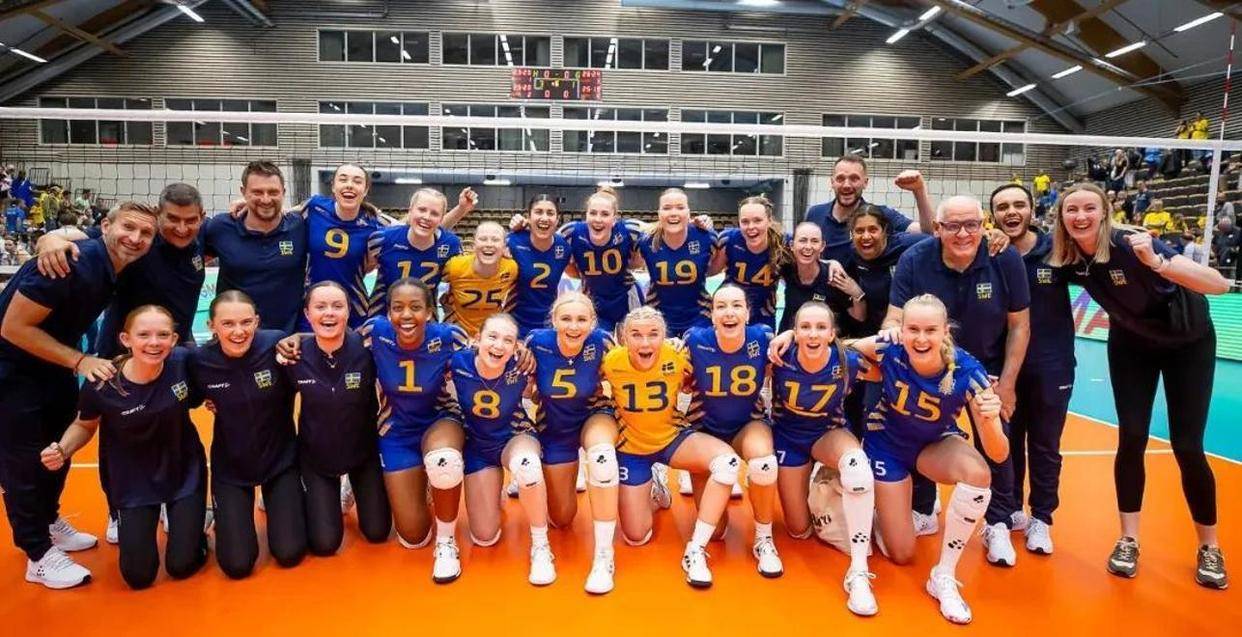 瑞典女队以团队协作赢得比赛